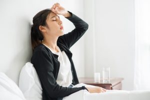 girl tired